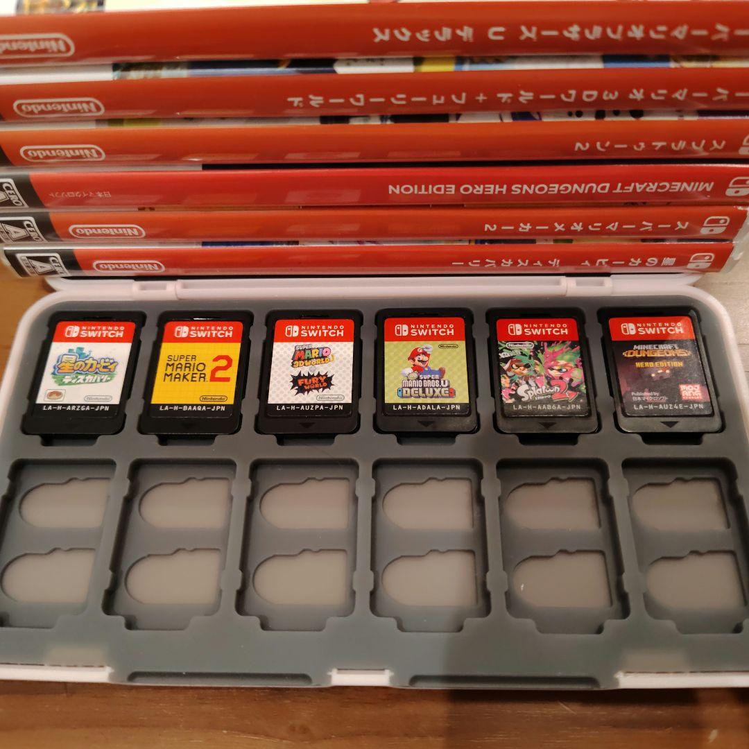 Switch ソフト6セット マリオ カービィ マインクラフト スプラトゥーン