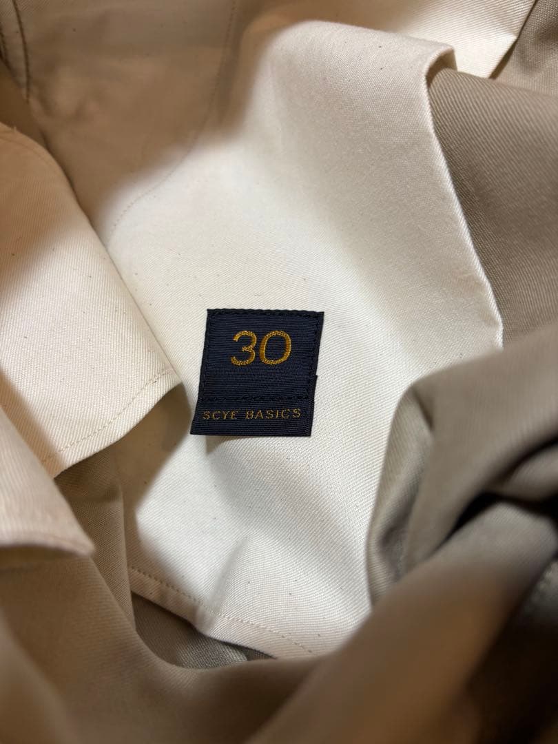 【新品】2本セット　25SS SCYE BASICS Vintage Chino