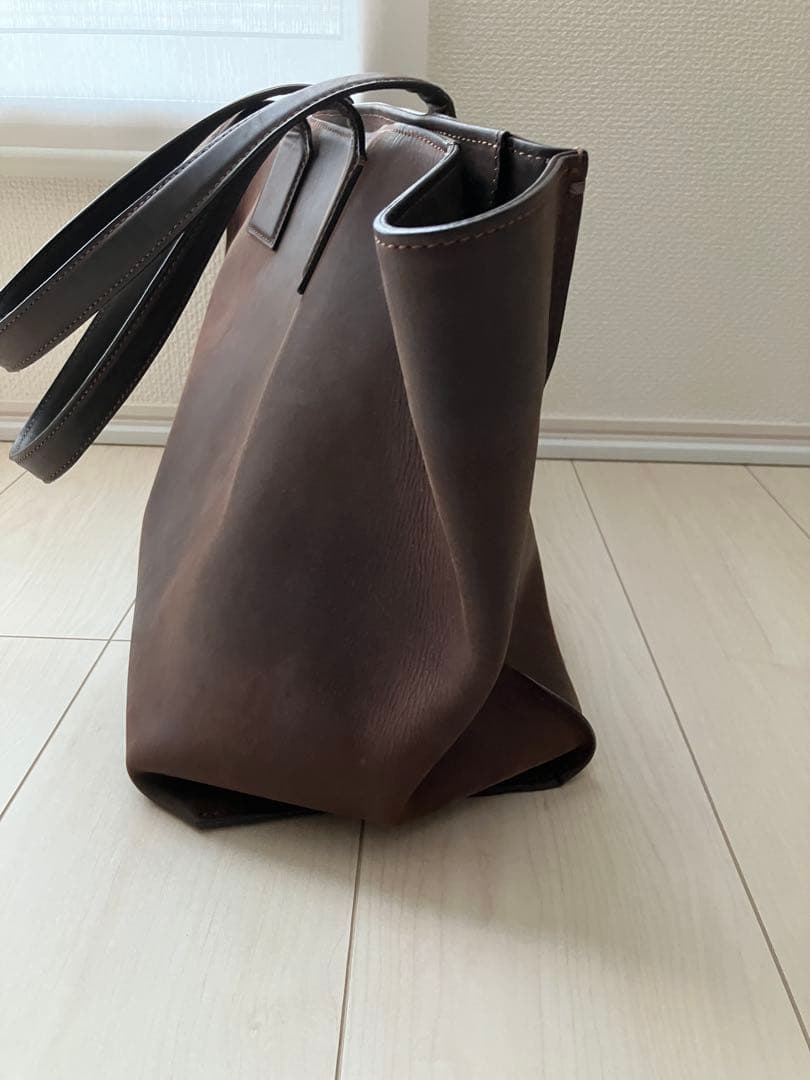 土屋鞄　廃盤品　オリジンオイルヌメ ワイドトート