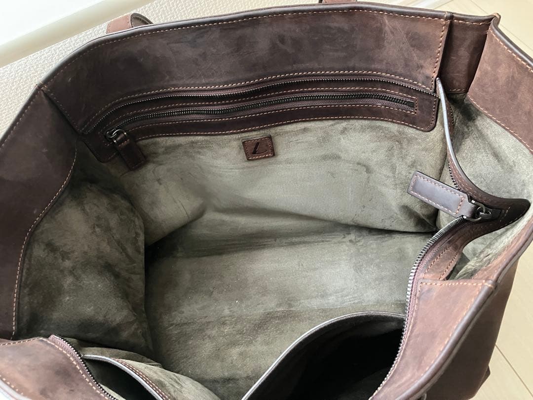 土屋鞄　廃盤品　オリジンオイルヌメ ワイドトート