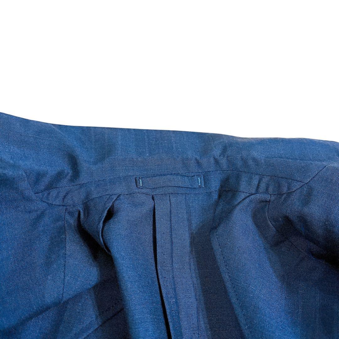 美品 LARDINI ブートニエール付 セットアップ スーツ ネイビー 46