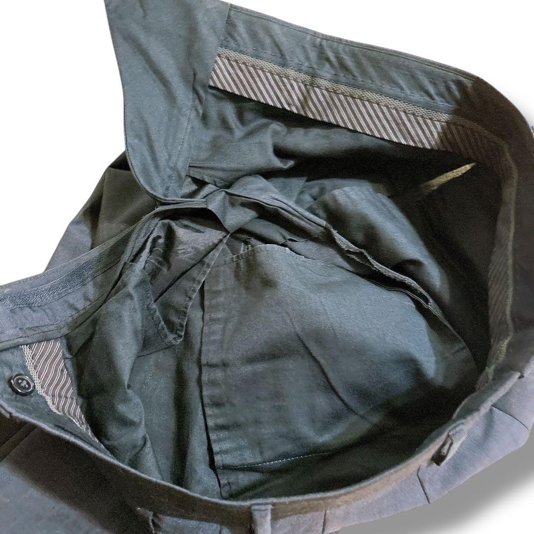 美品 LARDINI ブートニエール付 セットアップ スーツ ネイビー 46