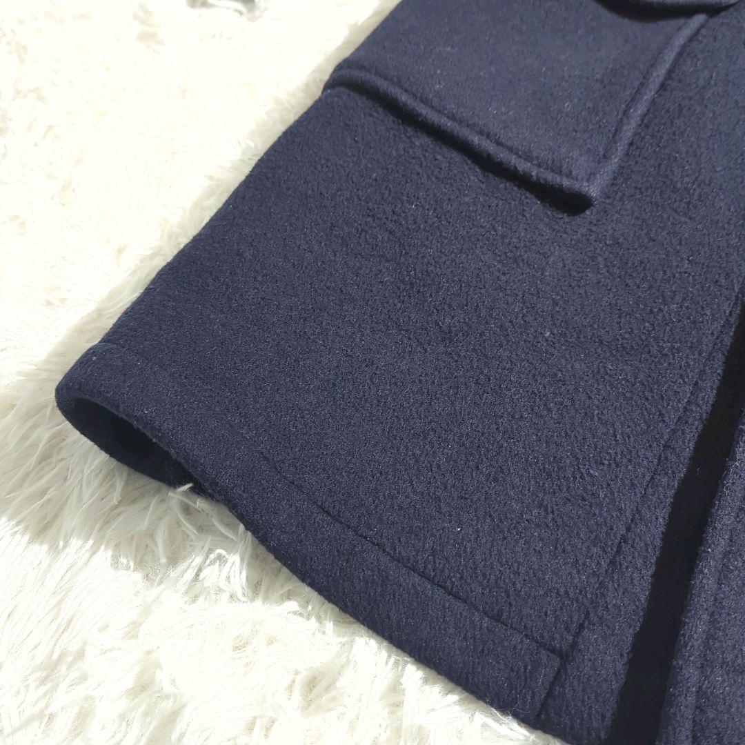 Gloverall キャメル生地 ダッフルコート レザートグルループ