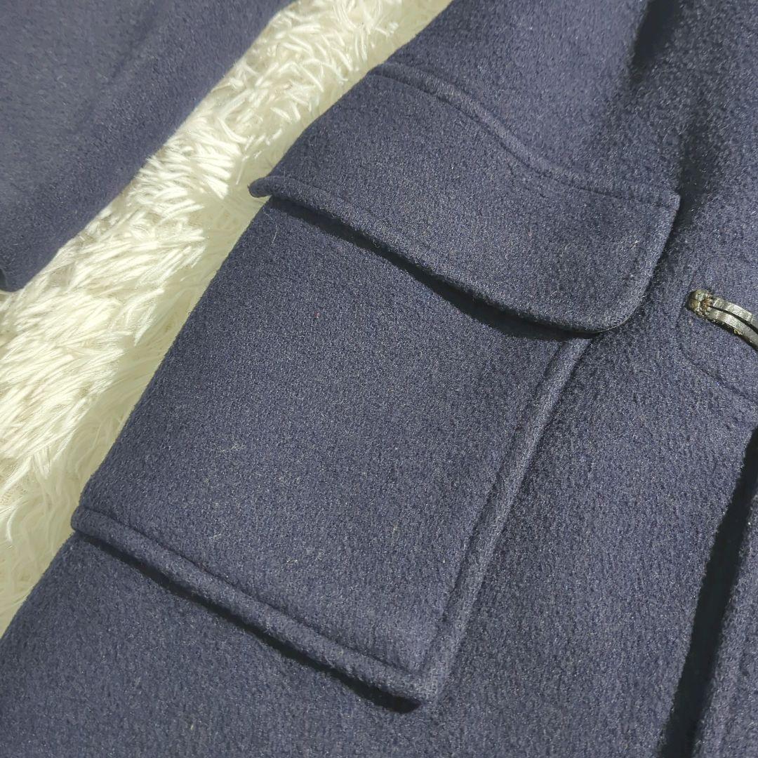 Gloverall キャメル生地 ダッフルコート レザートグルループ