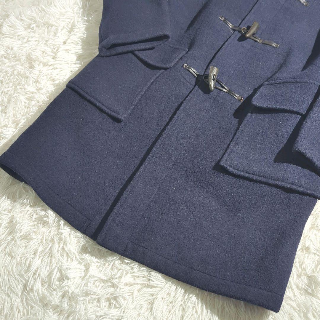 Gloverall キャメル生地 ダッフルコート レザートグルループ