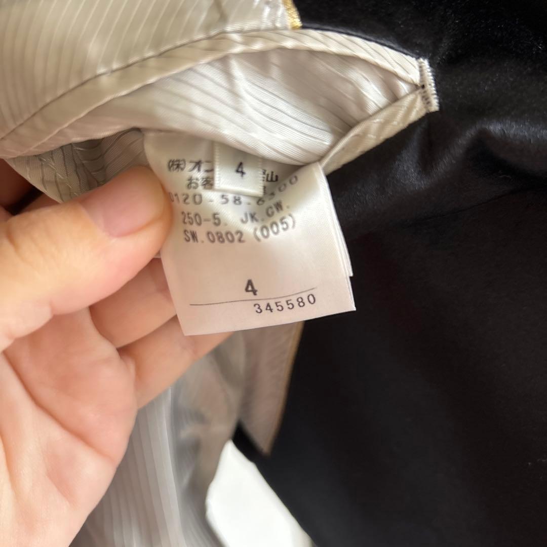 chocolate ベイジ　BEIGE, タキシードカラージャケット