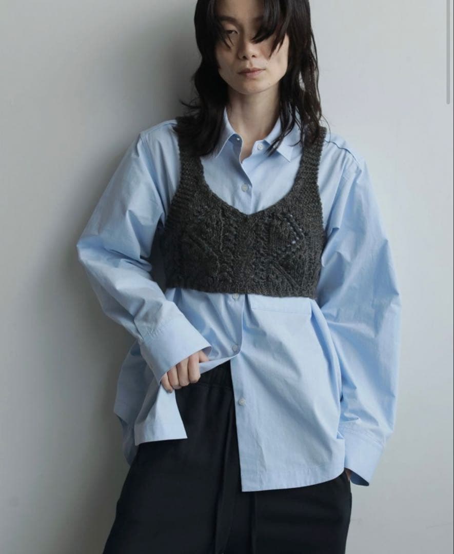 新品❗️即日発送❗️ケーブルニットビスチェ anuke アンヌーク