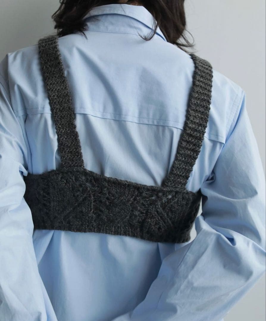 新品❗️即日発送❗️ケーブルニットビスチェ anuke アンヌーク