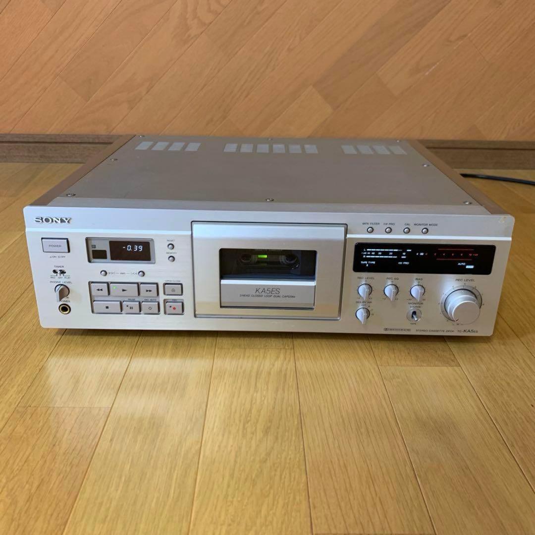 【美品】SONY TC-KA5ES ソニー カセットデッキ リモコン・説明書付き