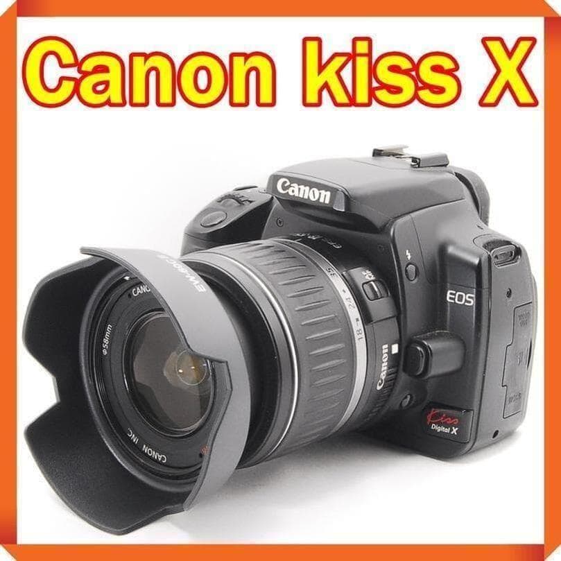 Canon kiss X 一眼レフカメラ お手頃価格 シングルレンズセット