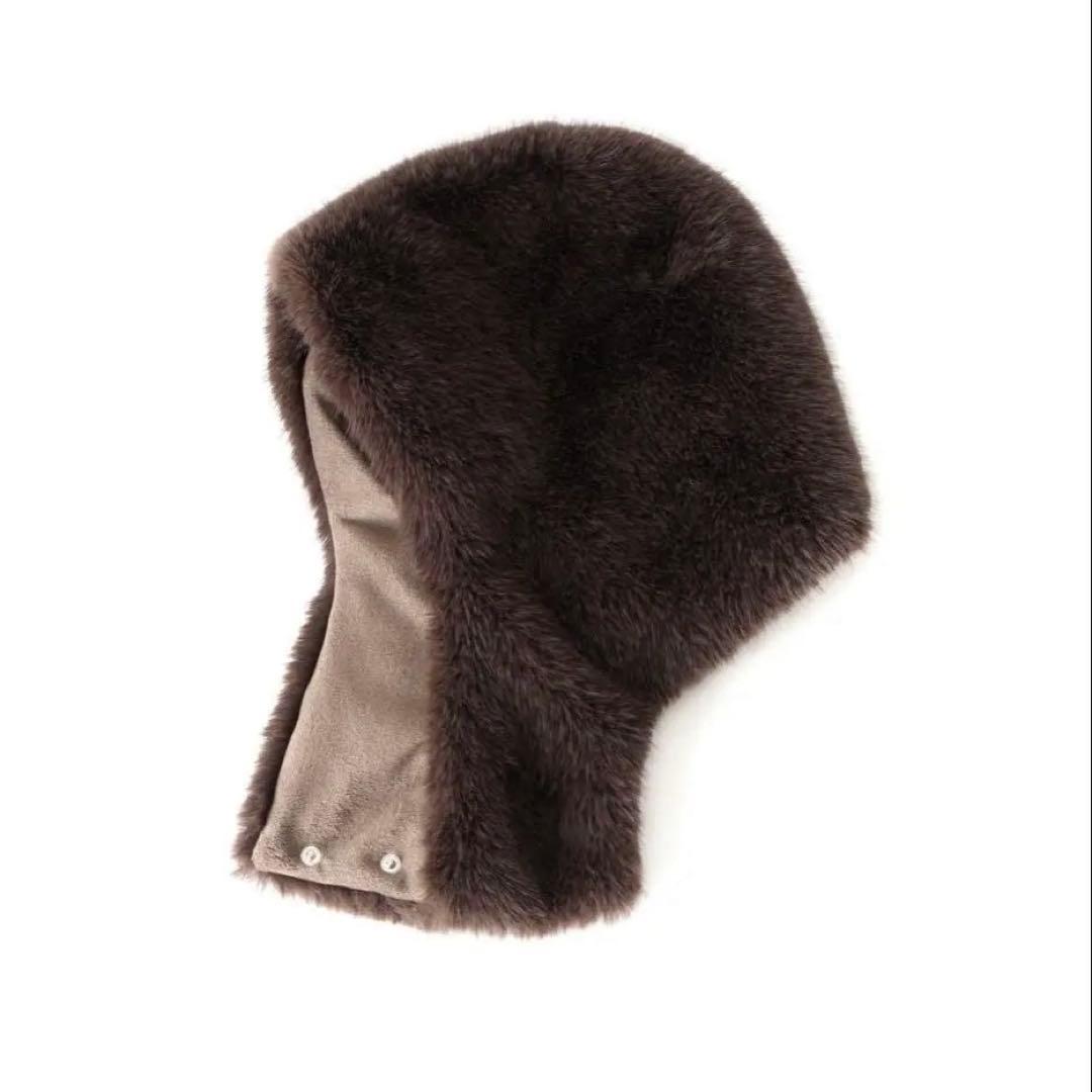 【新品タグ付き】CELERI セルリ FUR BALACLAVA ブラウン