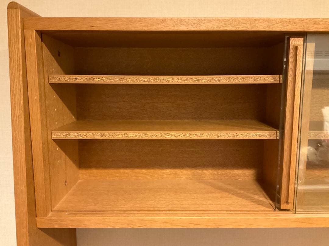 k*n様 ダイニングボード/ホワイトオーク/スライドレール/無垢材/食器棚