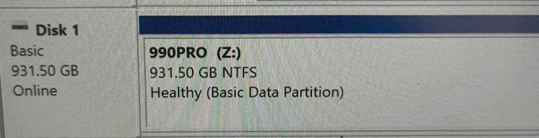 Samsung 990 PRO 1TB SSD + USB アダプター