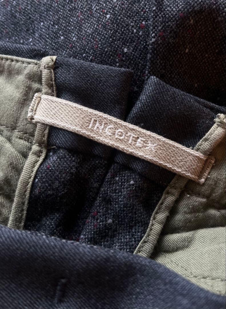 INCOTEX グレーブラウン　スラックス