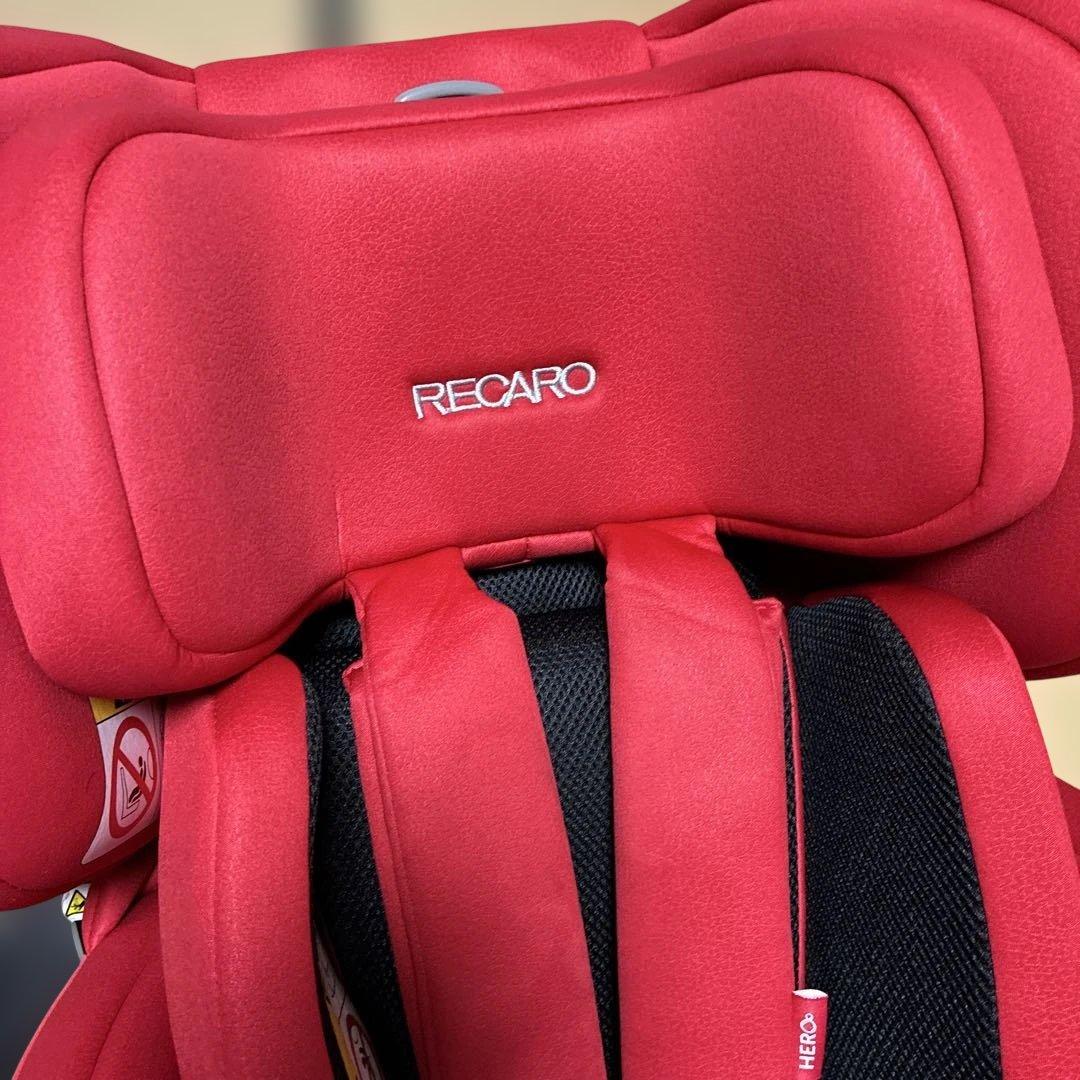 yuu プロフ必読 RECARO チャイルドシート 赤 ISOFIX