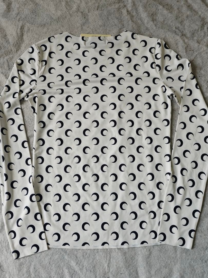 Marine Serre マリーンセル 月柄 トップス ホワイト Sサイズ