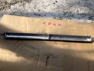 三菱ふそう　17モデル　スーパーグレート純正メッキバンパースカート３分割中央