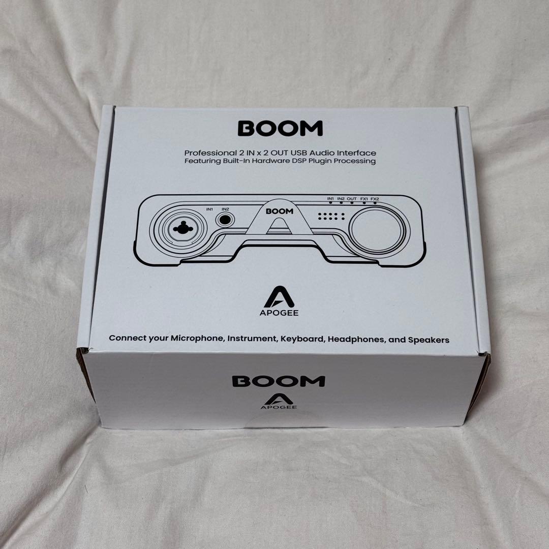 新品・未使用 APOGEE BOOM パープルオーディオインターフェイス