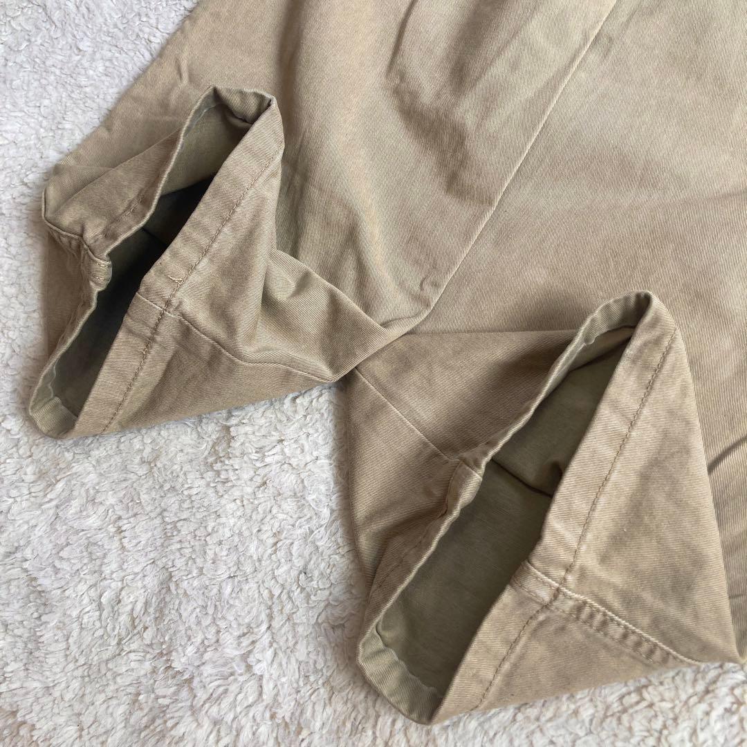 【6連うさぎ・サイズL】CUNE　チノパン　ベージュ系　デカロゴプリント