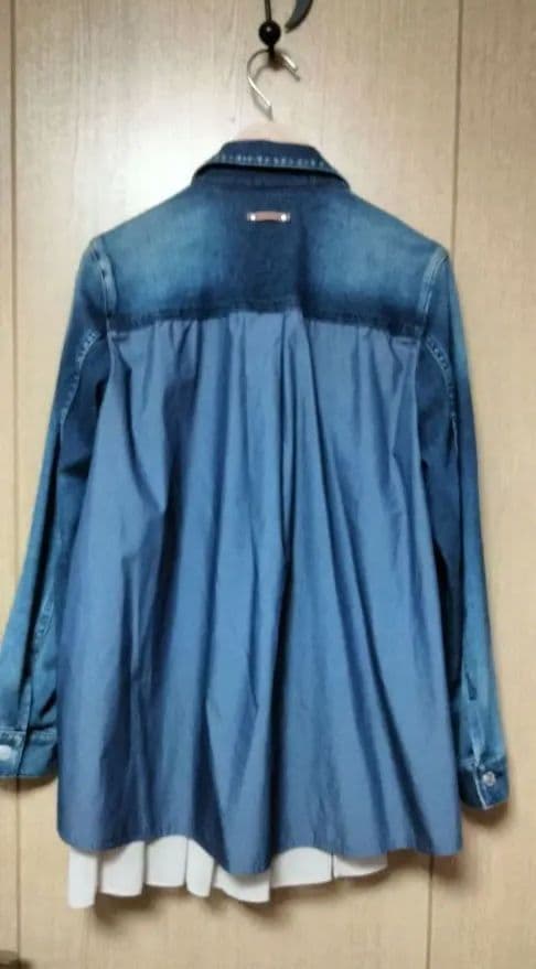 モラビト　ダークブルー デニムジャケット 38サイズ