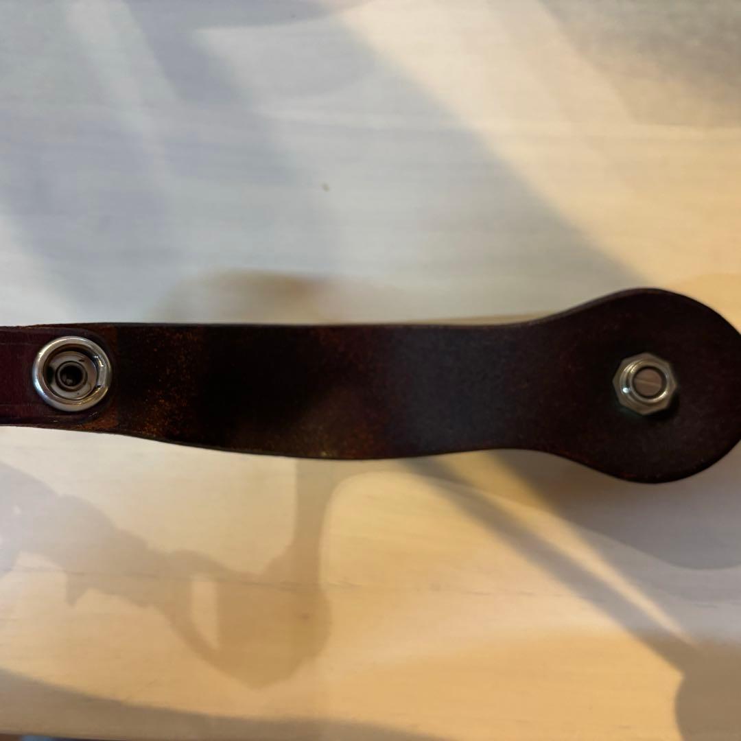 【値引中】FUNNY レザーデザイン　ウォレットチェーン