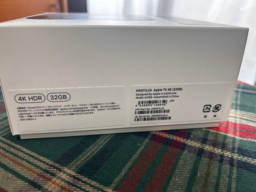 Apple TV 4K （第2世代）未使用