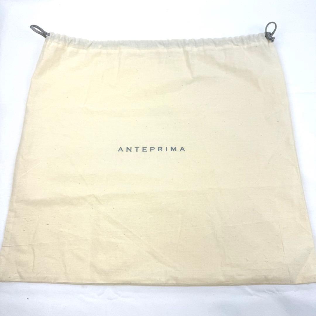 【美品】アンテプリマ ヴォルーメ ワイヤーバッグ チャーム付き ブルー シルバー