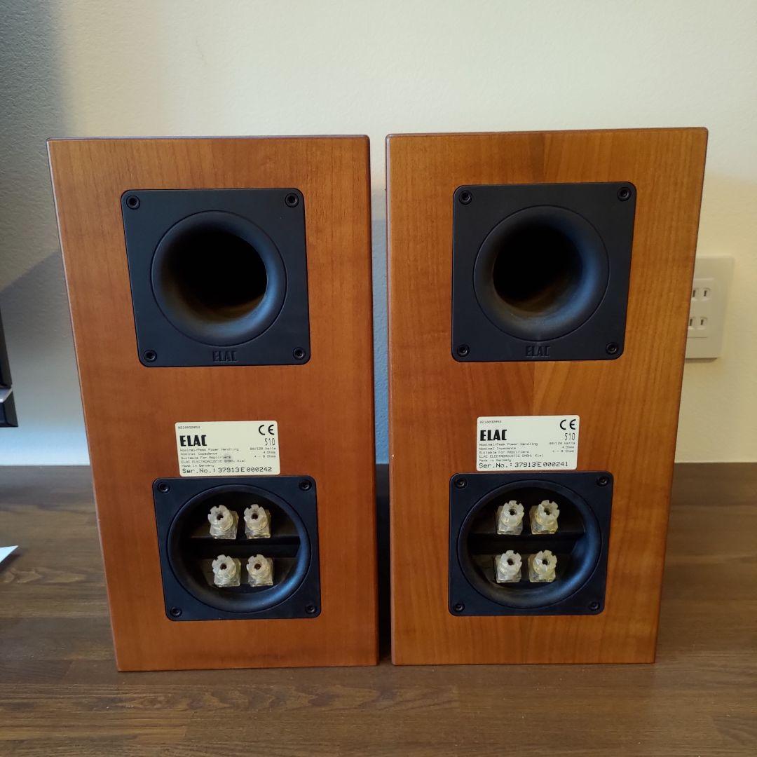 ELAC510 ブックシェルフスピーカー ウッド仕上げ