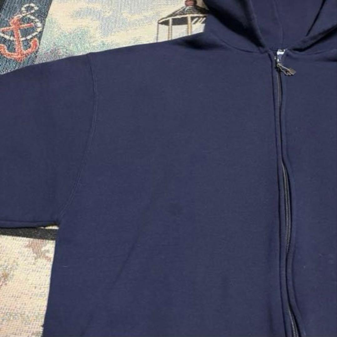 90s Russell usa製 無地 フルジップパーカー