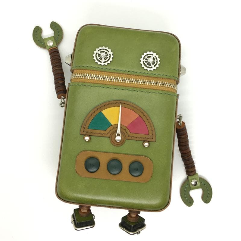 【本革】スマホショルダーバッグ レザーポーチ ウォレット お財布 ハンドメイド