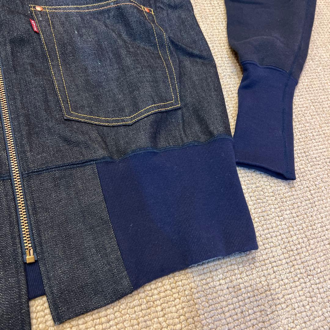 希少　EVISU　エヴィス　デニム　パーカー　スウェット　フーディ　USED品