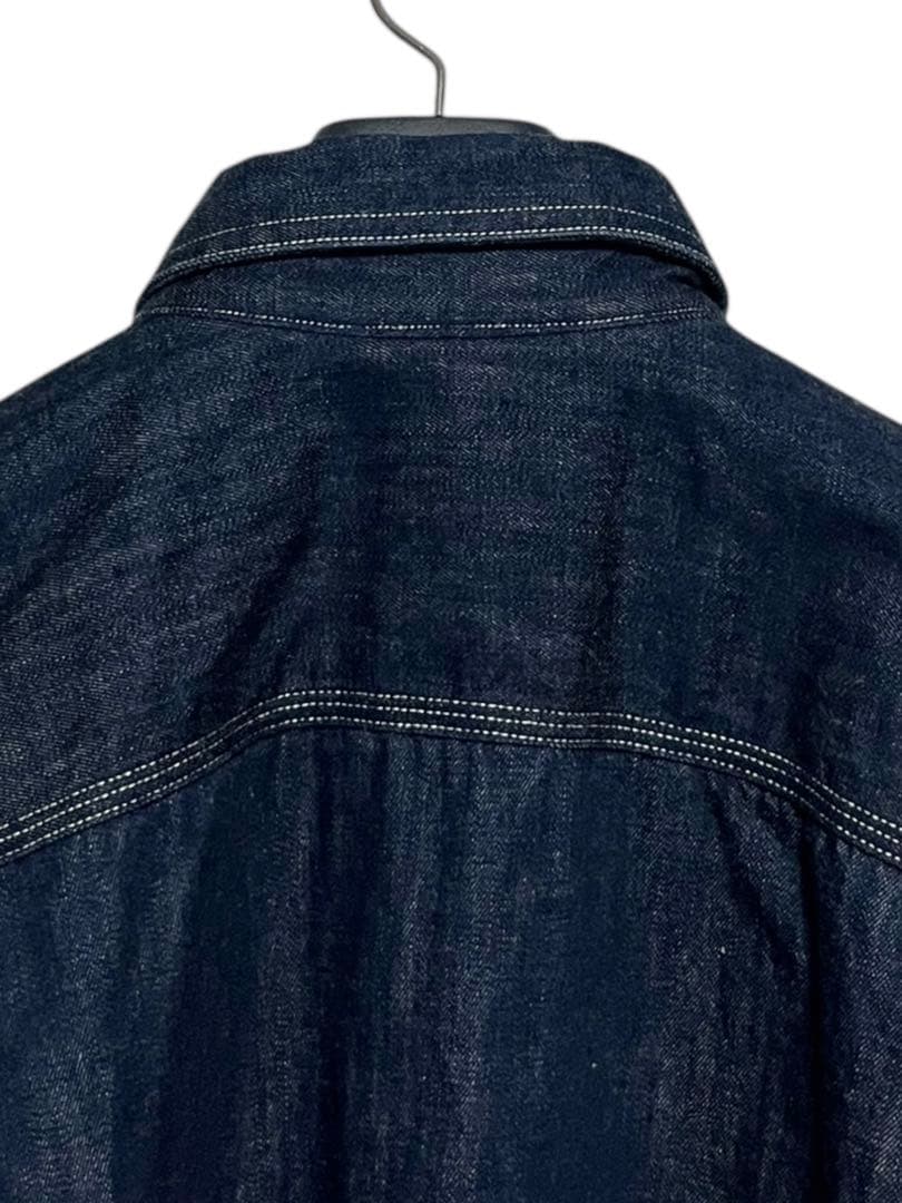美品　ARTE POVERA ワイドデニムシャツ　インディゴ　サイズフリー