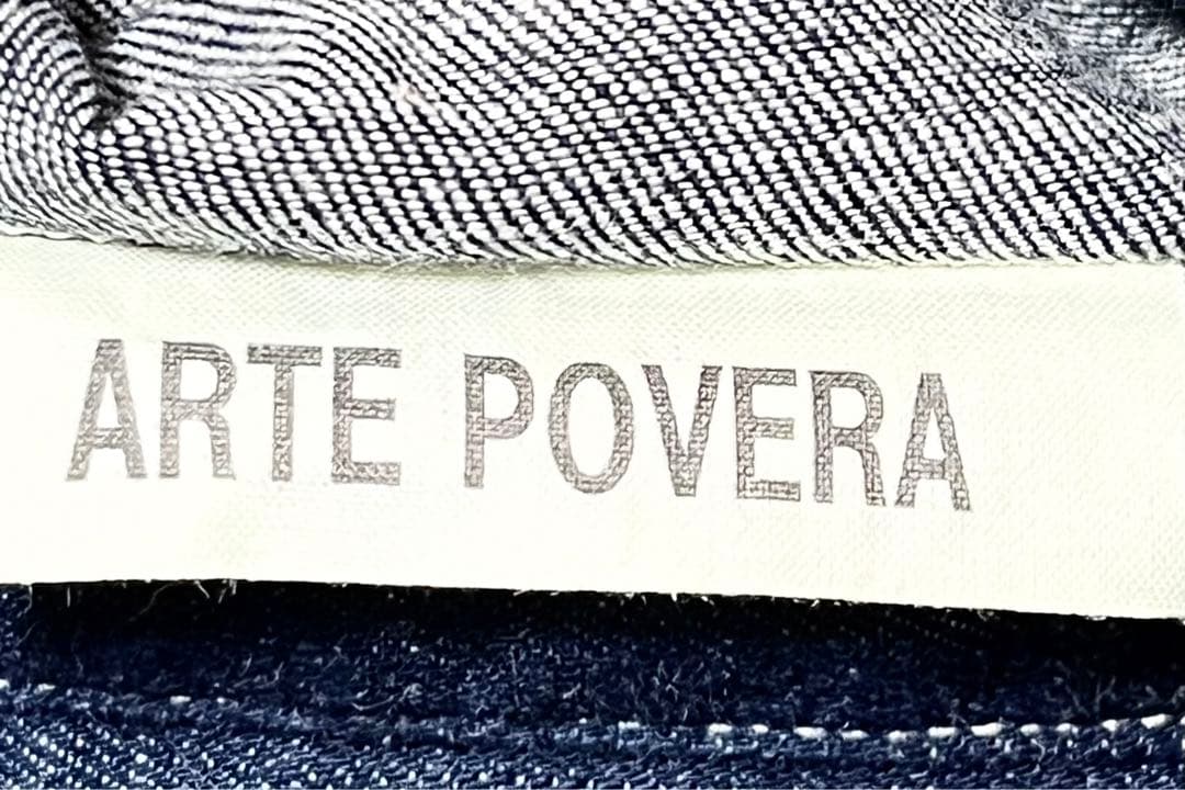 美品　ARTE POVERA ワイドデニムシャツ　インディゴ　サイズフリー