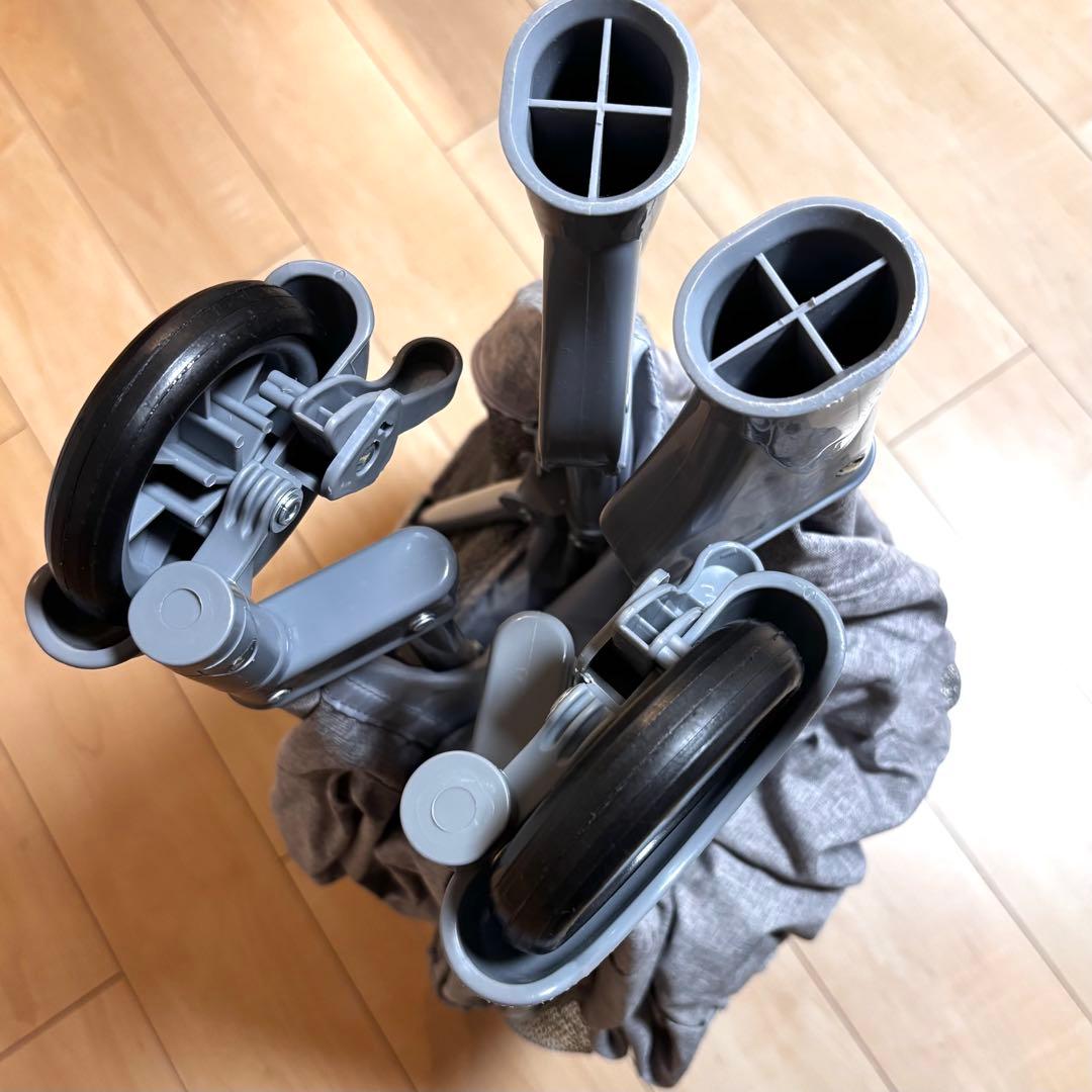 美品✨ プレイヤード ベビーベッド 折りたたみ ベビーサークル　グレー