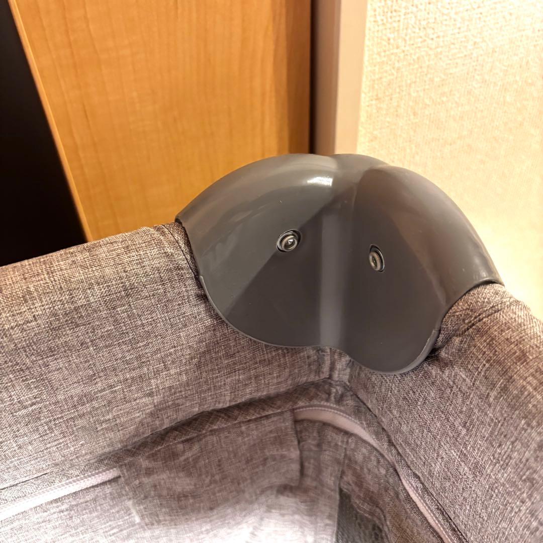 美品✨ プレイヤード ベビーベッド 折りたたみ ベビーサークル　グレー