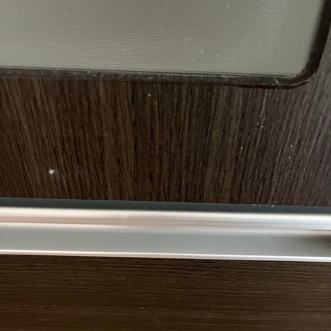 食器棚　３枚扉　ダークブラウン