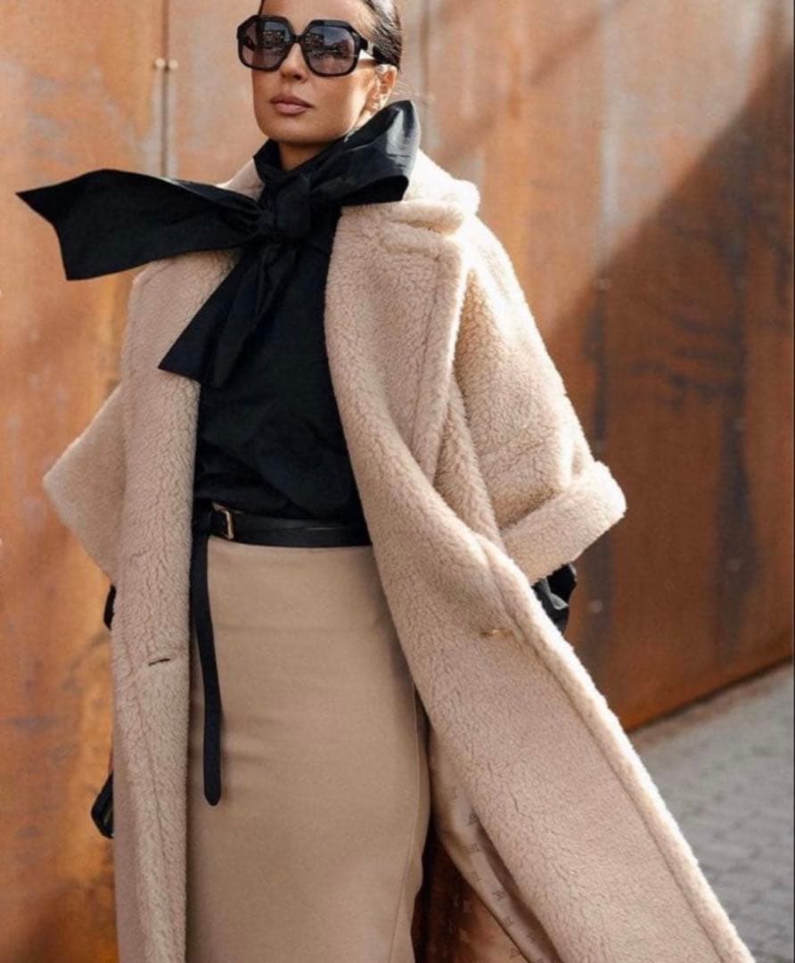 美品！MAXMARA☆primo テディベア　アイコンコート