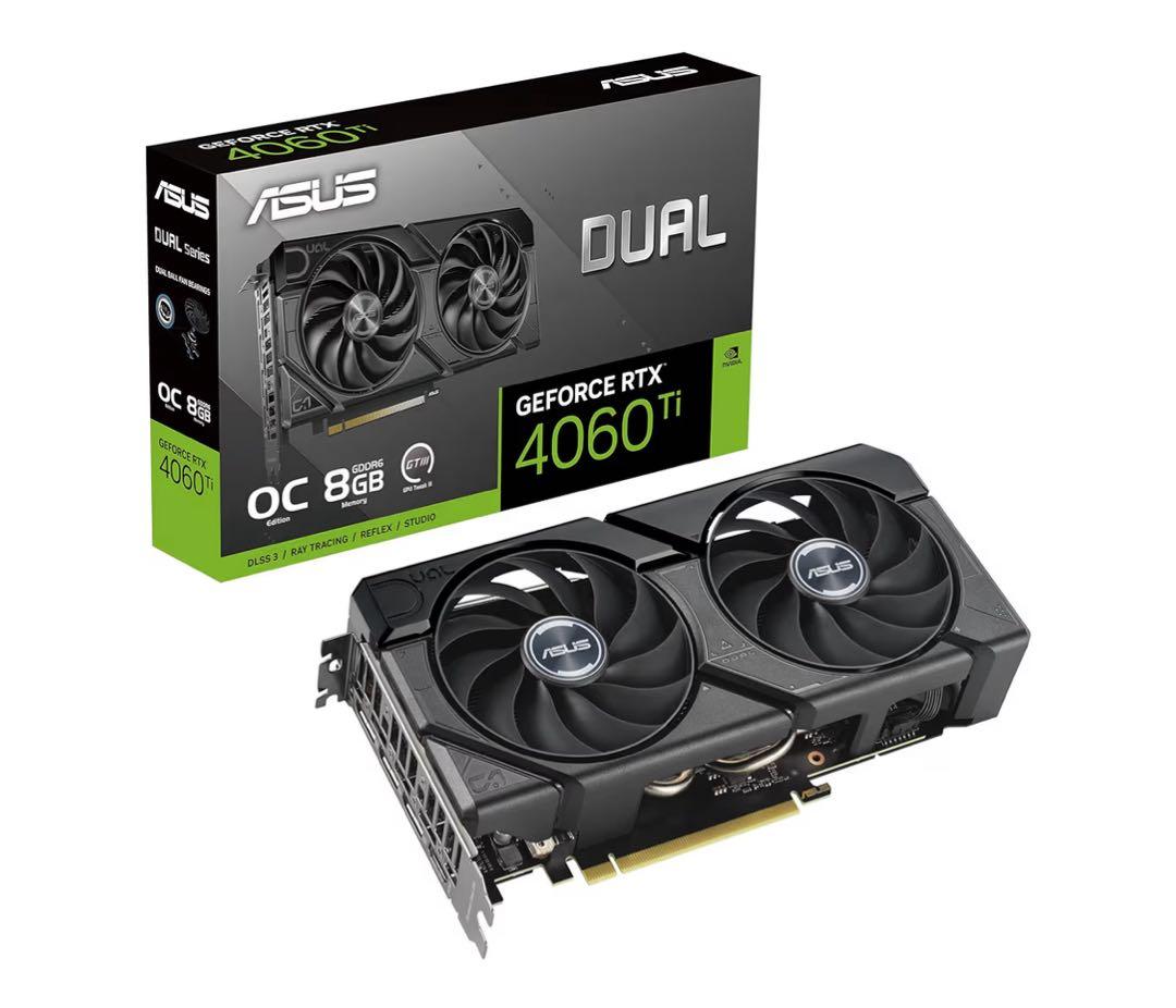 グラフィックボード・グラボ・ビデオカード ASUS GeForce RTX 4060 Ti OC 8GB