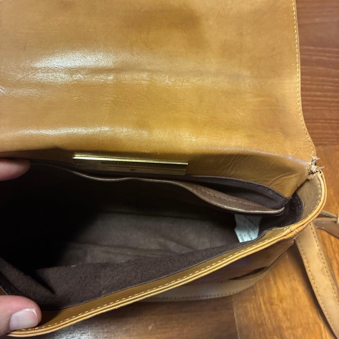 ミハラヤスヒロ　炙り出しショルダーバッグ