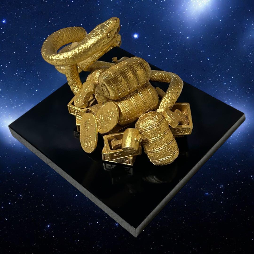 2025年度干支（へび・蛇・巳）の置物　煌（きらめき）●大森孝志作 高岡銅器