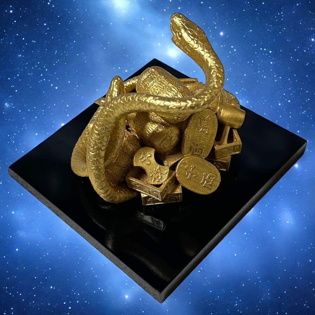 2025年度干支（へび・蛇・巳）の置物　煌（きらめき）●大森孝志作 高岡銅器