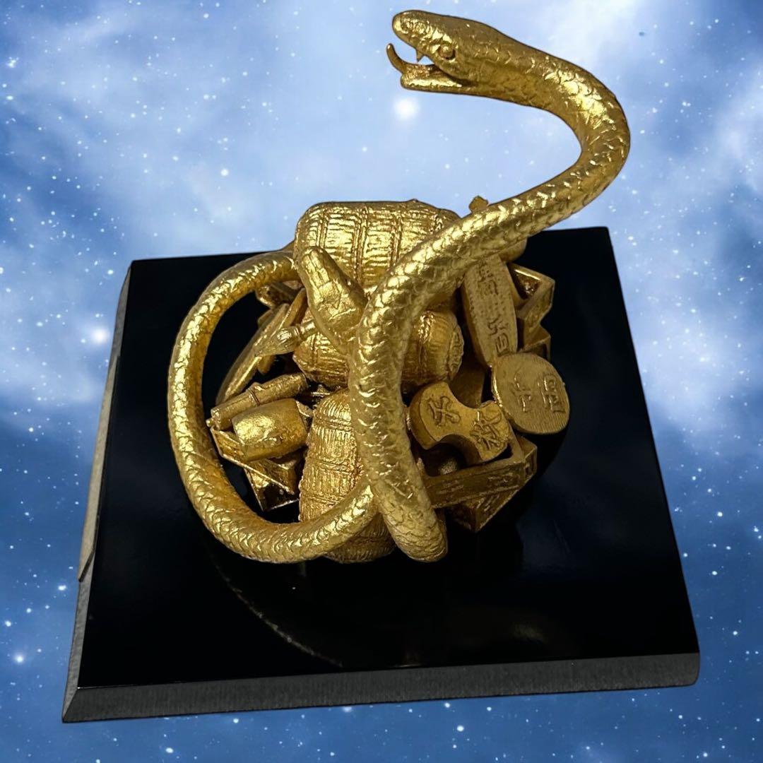 2025年度干支（へび・蛇・巳）の置物　煌（きらめき）●大森孝志作 高岡銅器
