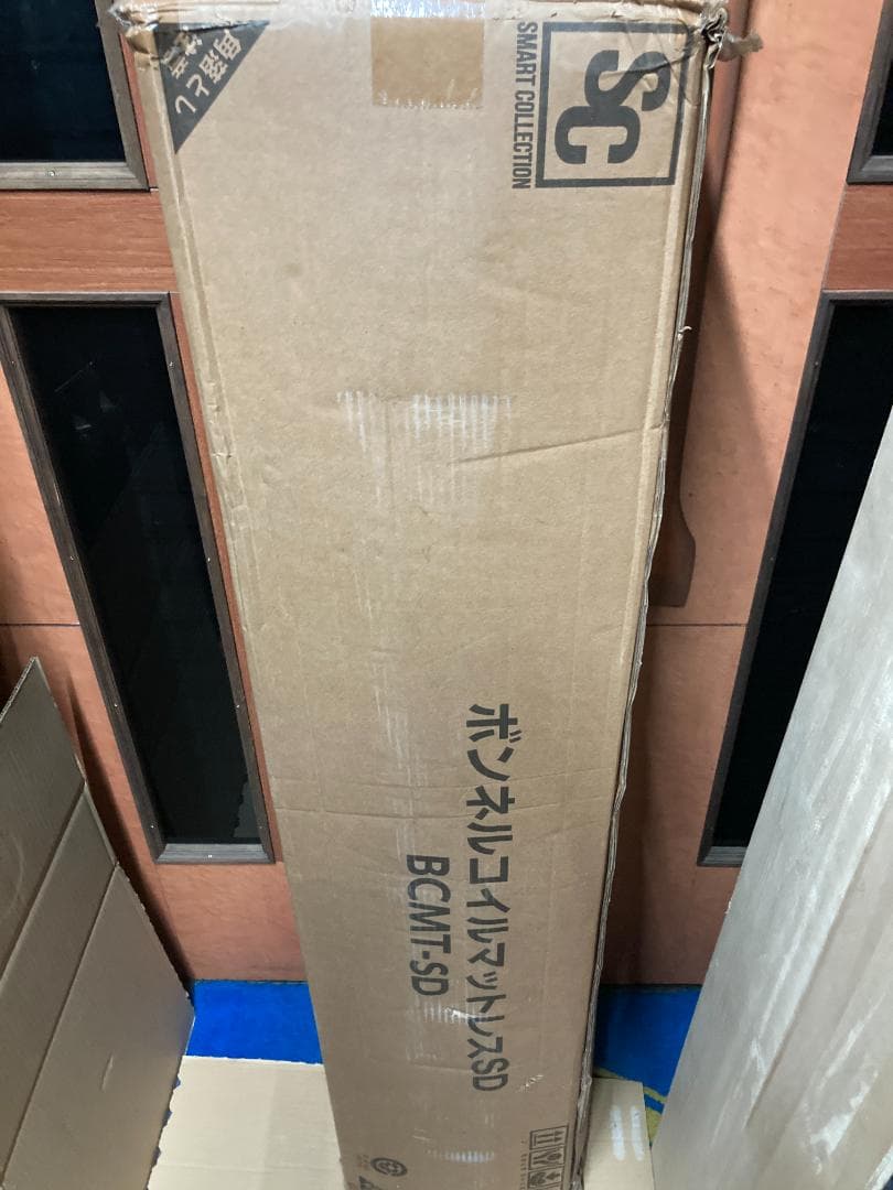 アムナミ マットレス セミダブル ボンネルコイル BCMT-SD ホワイト