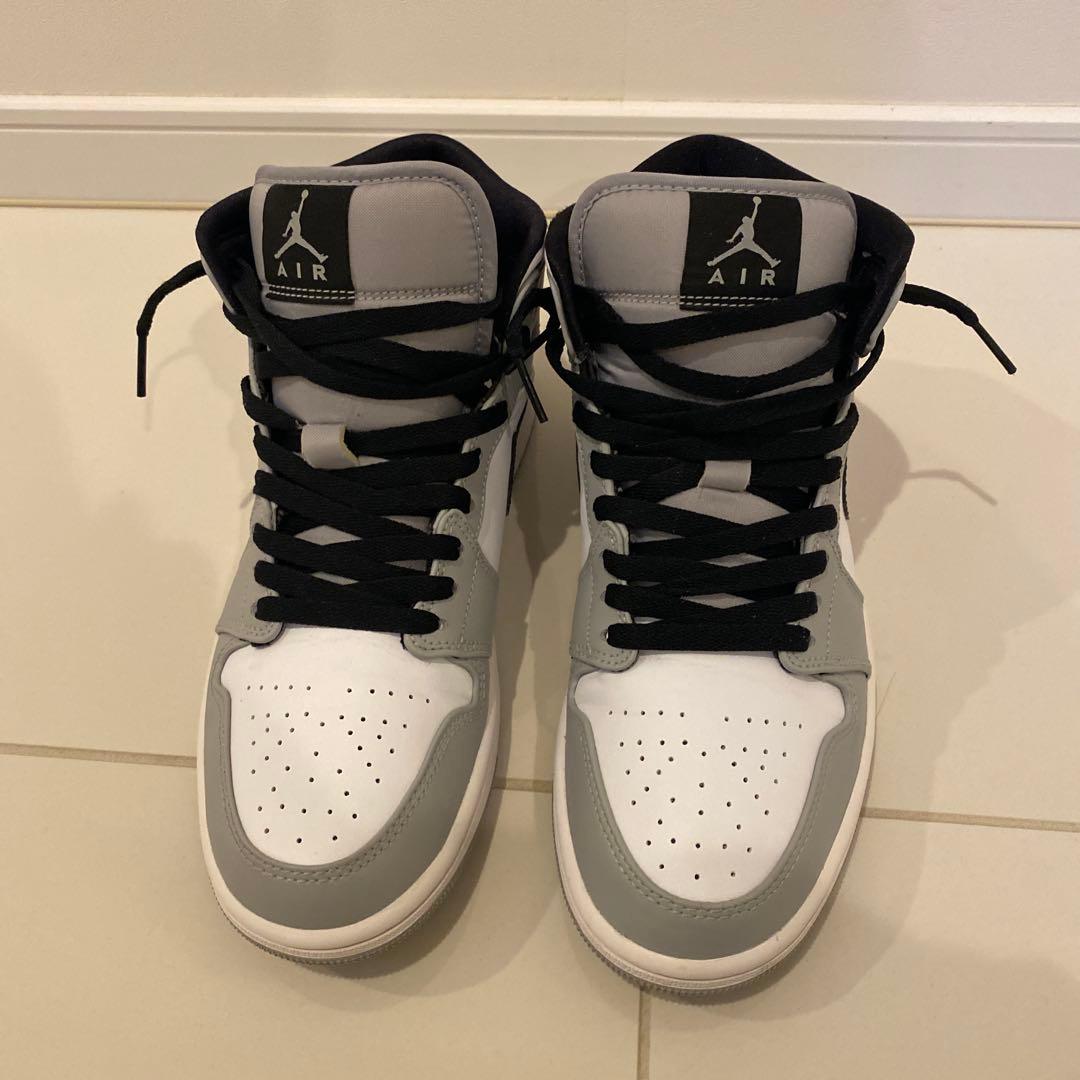 Nike Air Jordan 1 ホワイト/グレー/ブラック