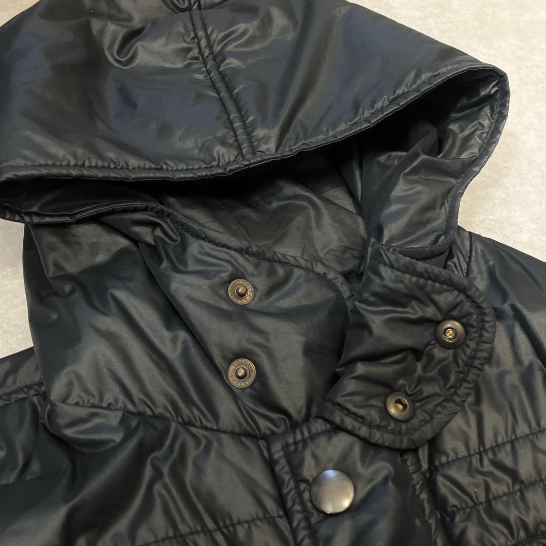 D&G、ロゴプレート、中綿ベスト、46サイズ、ブラック