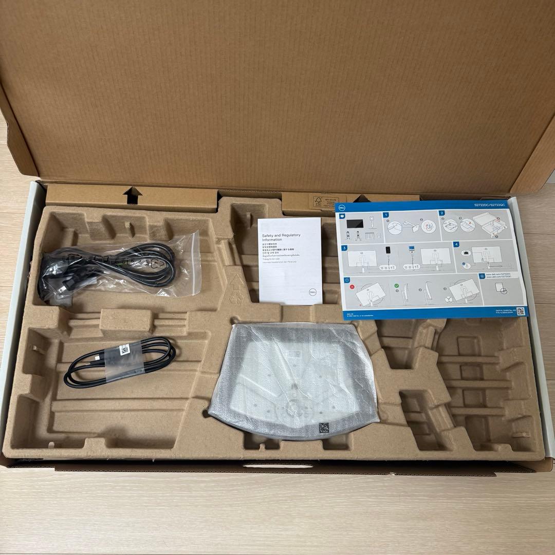 新品同様 DELL 4Kモニター 27インチUSB-C接続可 S2722QC
