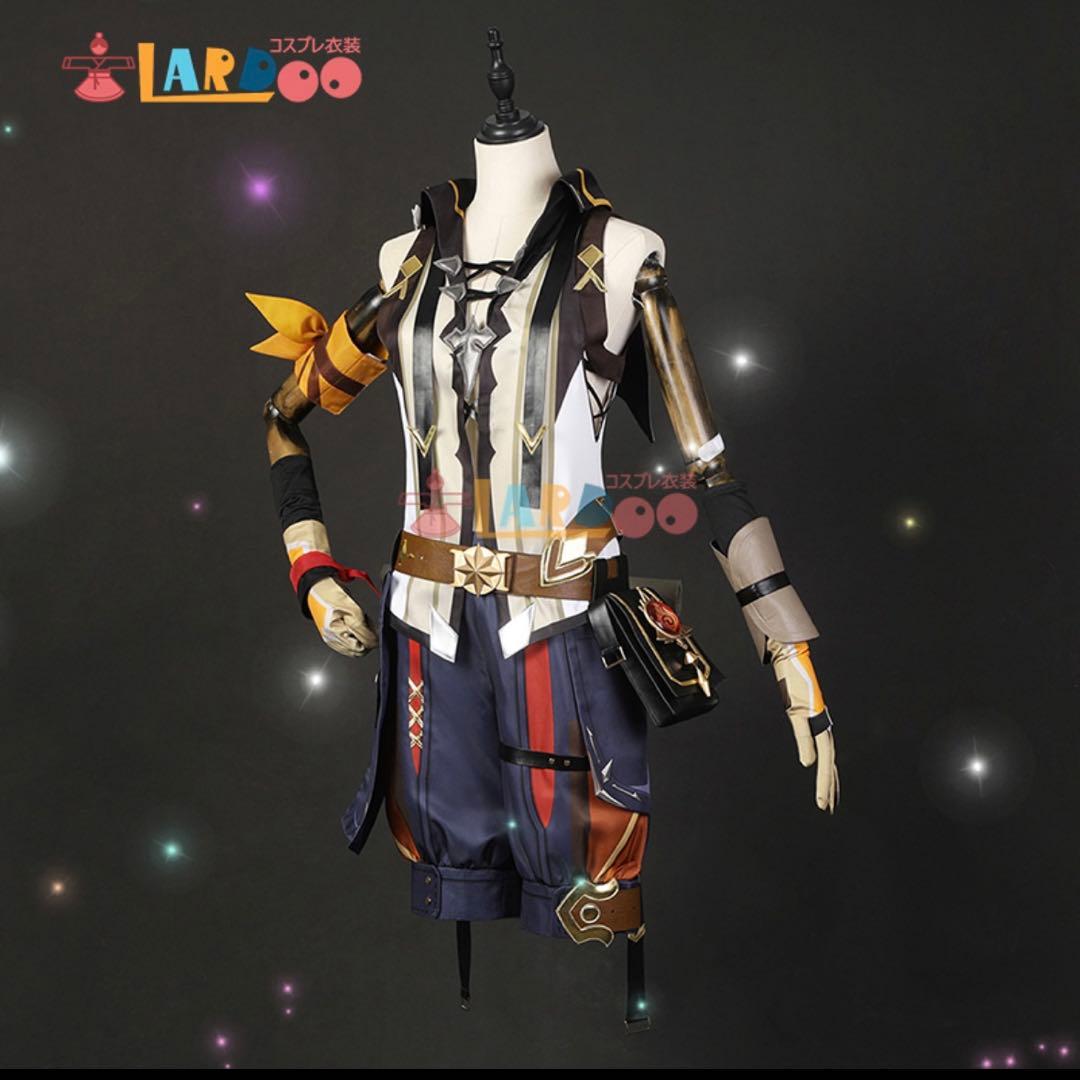 LARDOO コスプレ 衣装 原神 ベネット xs