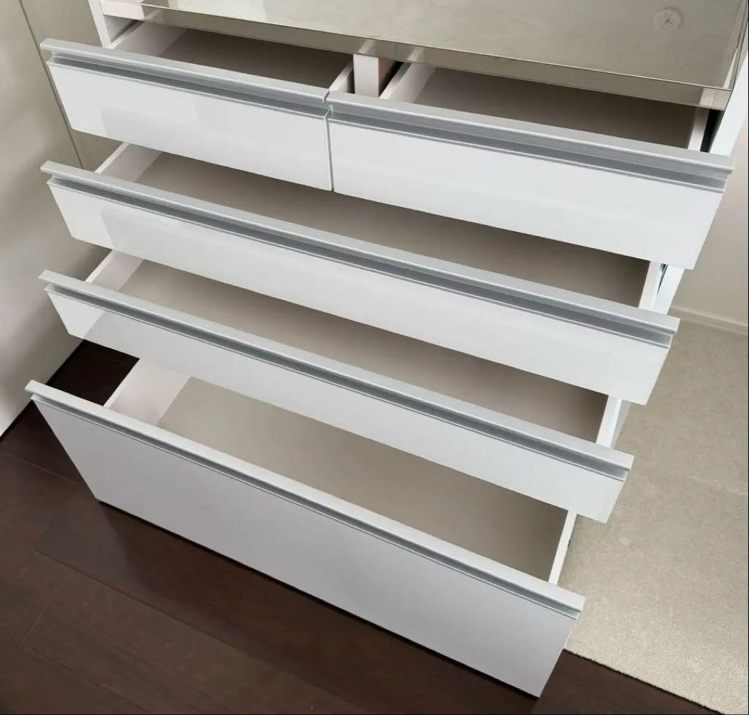 光沢大型レンジ対応ステンレスクリーンキッチン キッチンボード 幅90cm