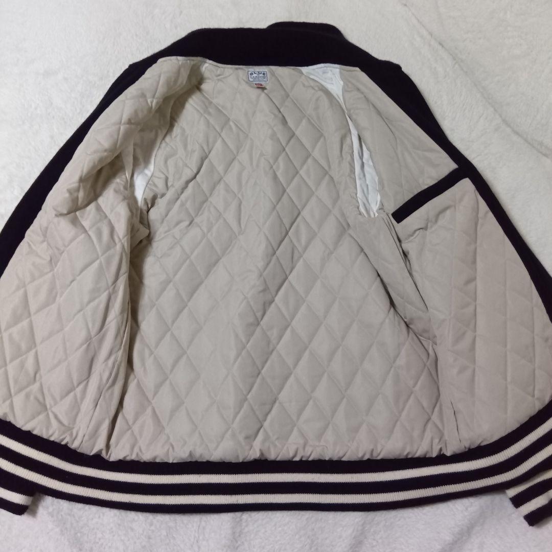 HRМ　BlueBlue　スタジャン　袖帆布　XL　日本製