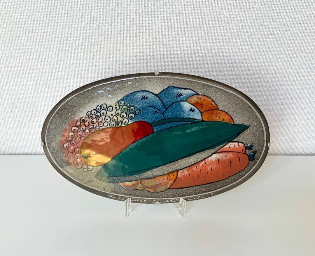 arabiaヘルヤ陶板 壁掛けウォールプレート ヘルヤ・リウッコ・スンドストロム